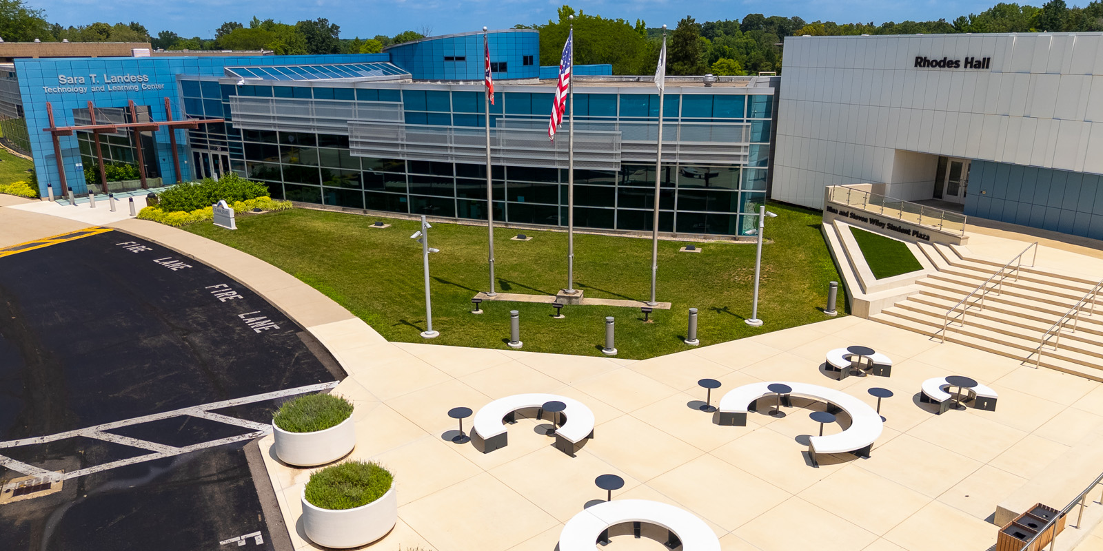 Aerial view of Springfield, Leffel Lane campus