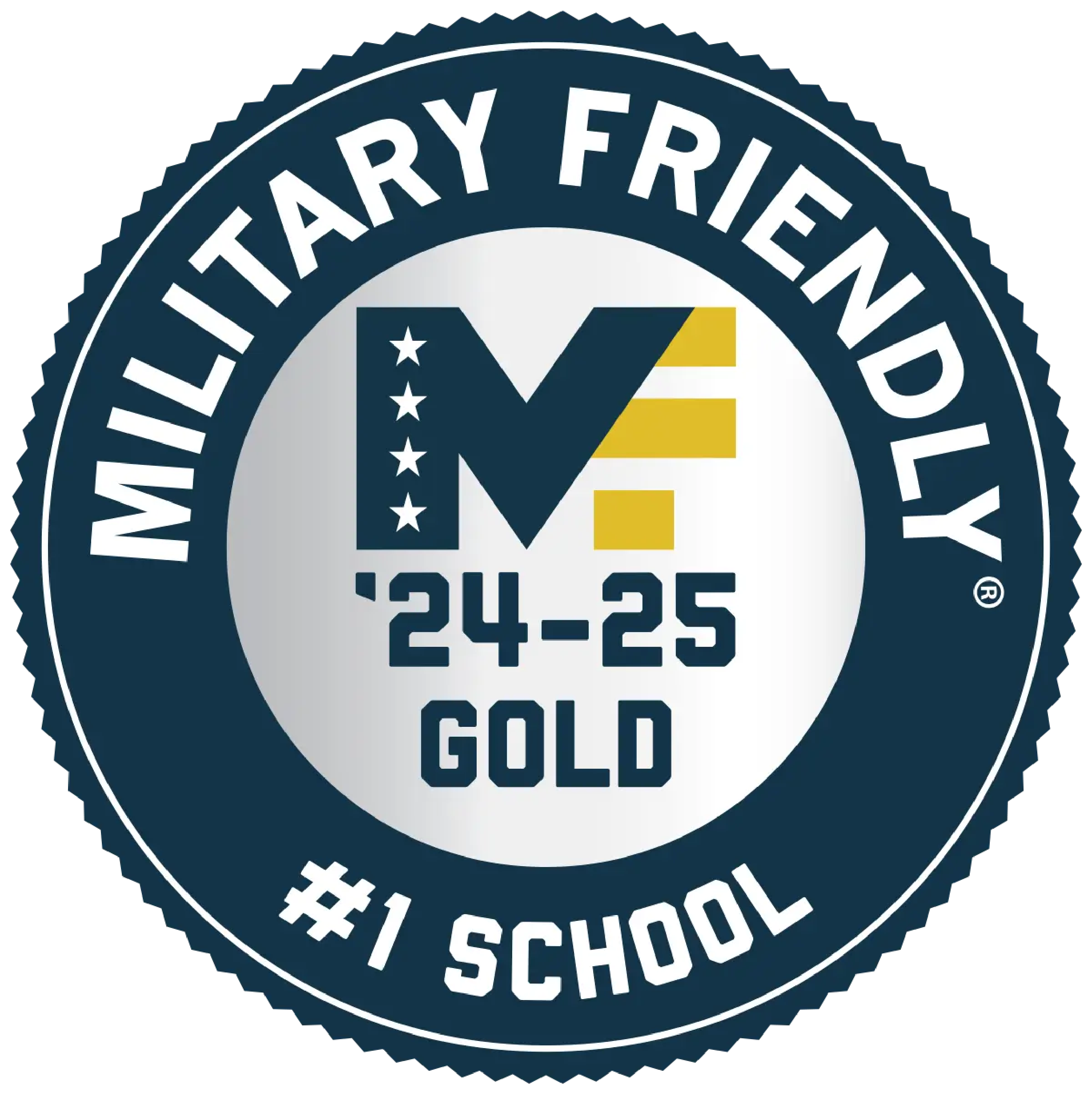 Top 10 Military Friendly School Logo